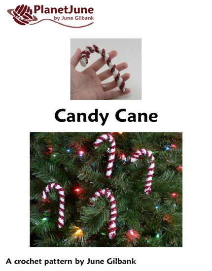 Candy Cane DONATIONWARE crochet pattern - Click Image to Close