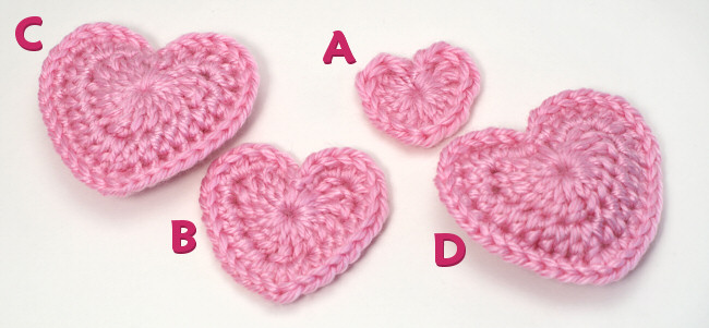 (image for) Love Hearts DONATIONWARE crochet pattern - Click Image to Close