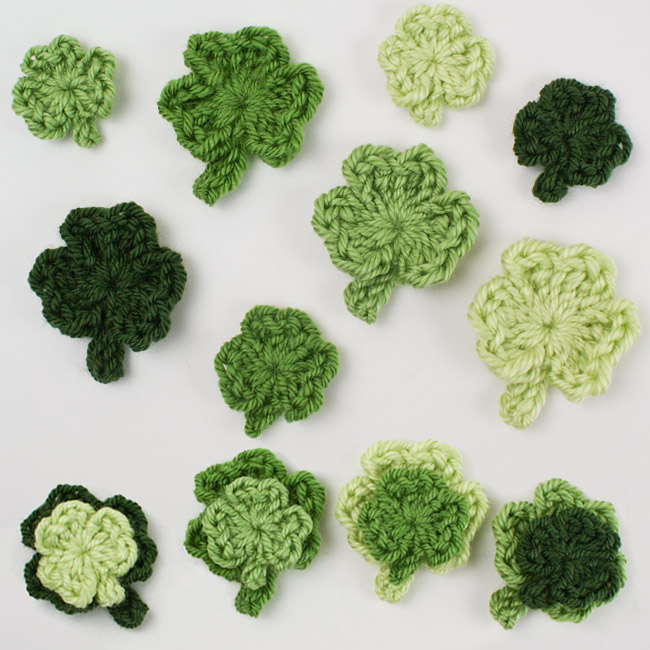 (image for) Shamrocks DONATIONWARE crochet pattern - Click Image to Close