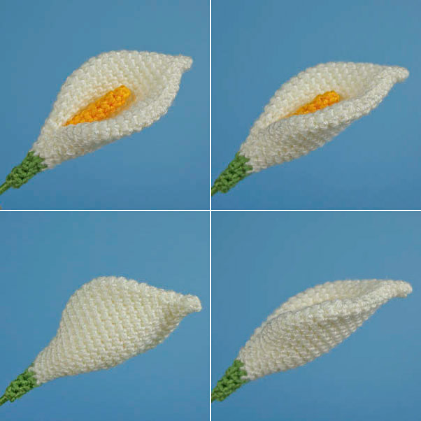 (image for) Calla Lily / Peace Lily DONATIONWARE crochet pattern - Click Image to Close