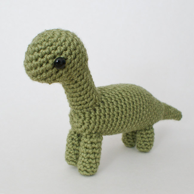 Dinosaurs Set 1 - THREE amigurumi crochet patterns - Click Image to Close