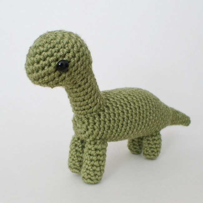 (image for) Dinosaurs Set 1 - THREE amigurumi crochet patterns - Click Image to Close
