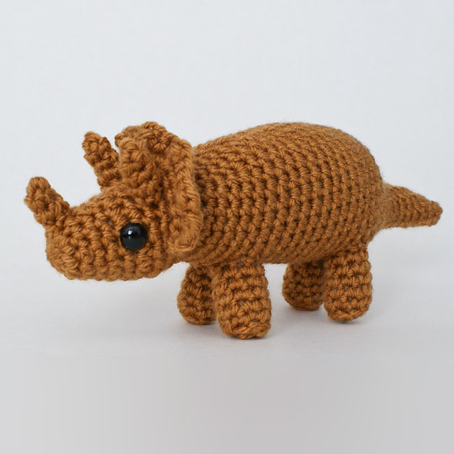 (image for) Dinosaurs Set 1 - THREE amigurumi crochet patterns - Click Image to Close