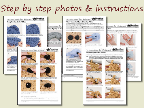 (image for) The Complete Guide to Giant Amigurumi - a crochet ebook by June Gilbank - Click Image to Close