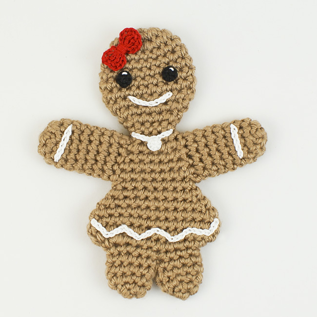 (image for) Gingerbread Girl EXPANSION PACK crochet pattern - Click Image to Close