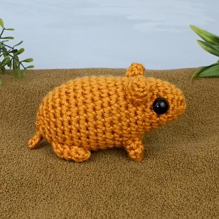 (image for) Mini Mammals 2: three EXPANSION PACK amigurumi crochet patterns: Hamster, Gerbil, Kangaroo Rat - Click Image to Close