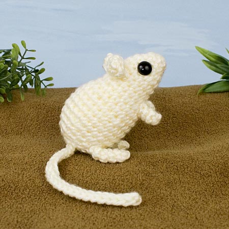 Mini Mammals 2: three EXPANSION PACK amigurumi crochet patterns: Hamster, Gerbil, Kangaroo Rat - Click Image to Close