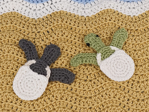 Baby Sea Turtle Hatchlings applique EXPANSION PACK crochet pattern - Click Image to Close