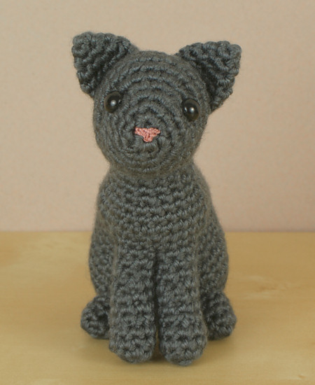 AmiCats Single-Coloured Cat amigurumi crochet pattern - Click Image to Close