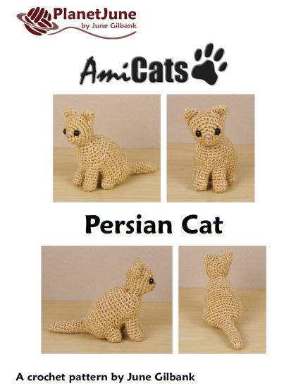 AmiCats Persian Cat amigurumi crochet pattern - Click Image to Close