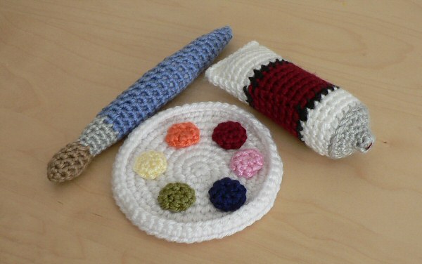(image for) Ami Paint Set amigurumi crochet pattern - Click Image to Close
