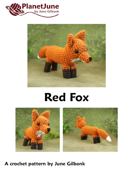 Red Fox amigurumi crochet pattern - Click Image to Close