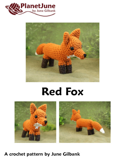 (image for) Red Fox amigurumi crochet pattern - Click Image to Close