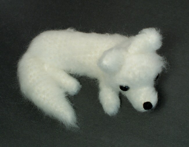 (image for) Arctic Fox amigurumi crochet pattern - Click Image to Close
