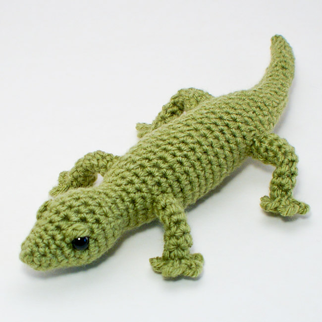 (image for) Gecko (lizard) amigurumi crochet pattern - Click Image to Close