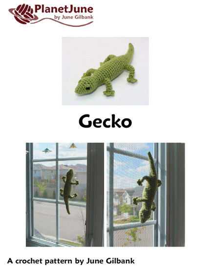 (image for) Gecko (lizard) amigurumi crochet pattern - Click Image to Close
