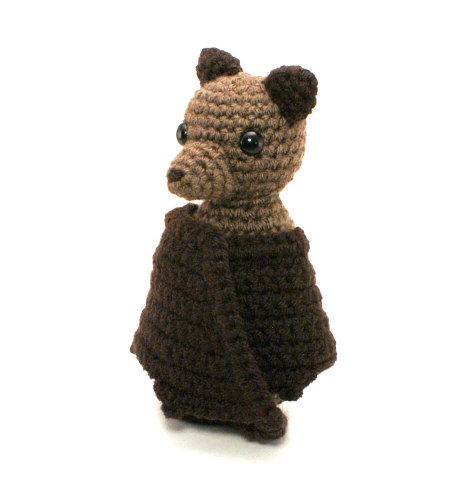 (image for) Fruit Bat (Flying Fox) amigurumi crochet pattern - Click Image to Close