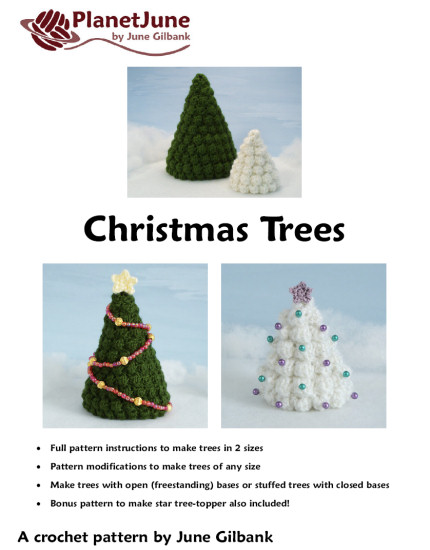 (image for) Christmas Trees Set 1 crochet pattern - Click Image to Close
