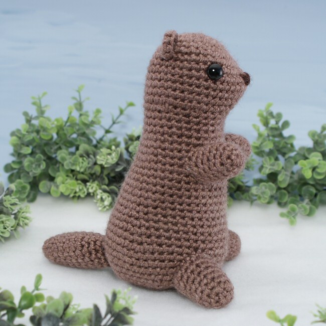 (image for) Groundhog (aka Woodchuck, Marmot) amigurumi crochet pattern - Click Image to Close