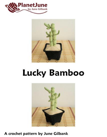 (image for) Lucky Bamboo crochet pattern - Click Image to Close
