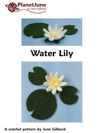 Water Lily crochet pattern - Click Image to Close