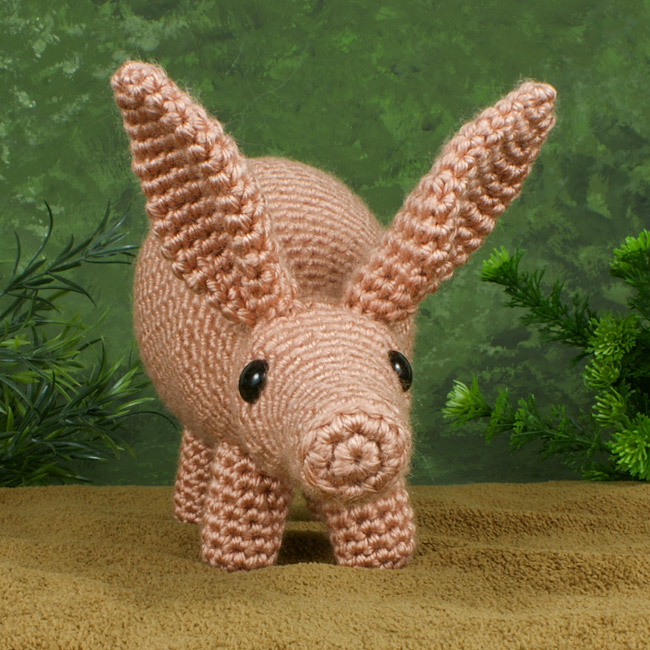 (image for) Aardvark amigurumi crochet pattern - Click Image to Close