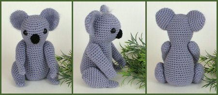 Koala amigurumi crochet pattern - Click Image to Close