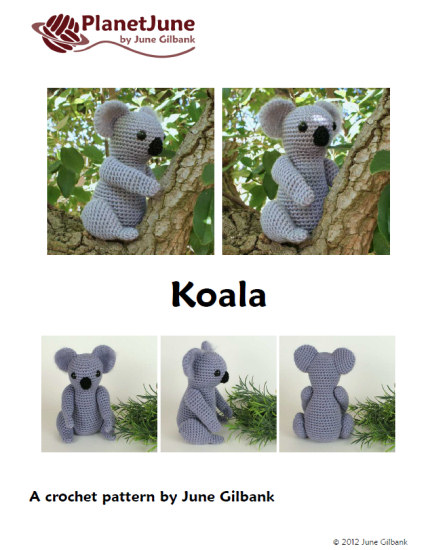 Koala amigurumi crochet pattern - Click Image to Close