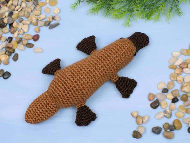Platypus amigurumi crochet pattern - Click Image to Close