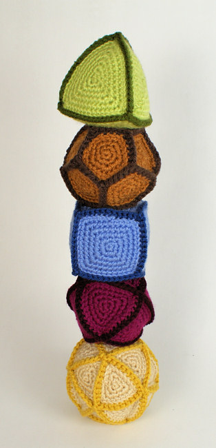 Polyhedral Balls: FIVE geometric crochet patterns - Click Image to Close
