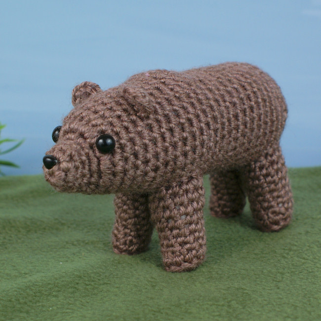 (image for) Brown/Grizzly Bear amigurumi crochet pattern - Click Image to Close