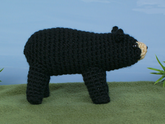 (image for) Black Bear amigurumi crochet pattern - Click Image to Close