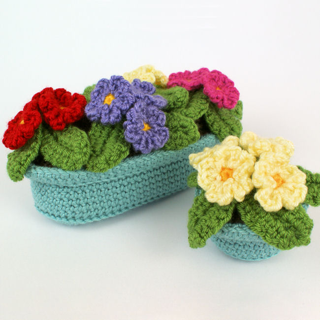 Primroses crochet pattern - Click Image to Close