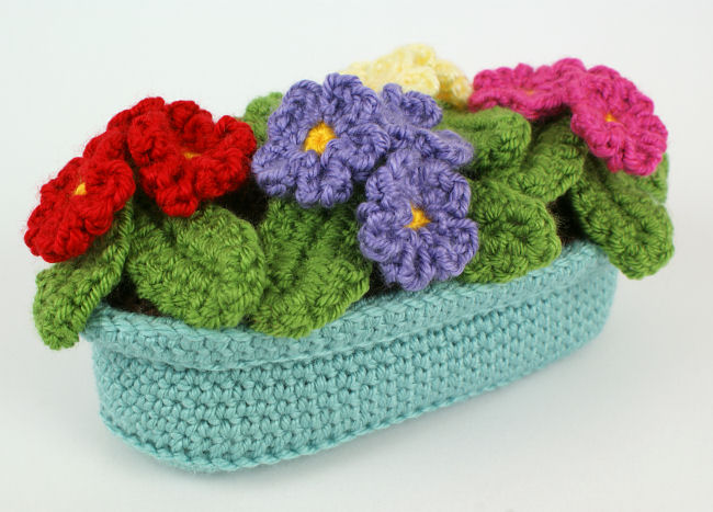 Primroses crochet pattern - Click Image to Close