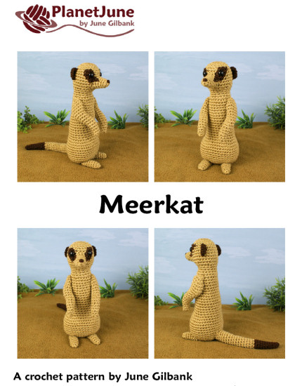 Meerkat amigurumi crochet pattern - Click Image to Close