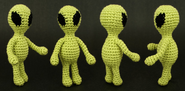 Aliens amigurumi crochet pattern - Click Image to Close