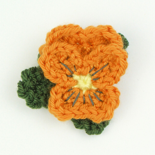(image for) Pansies crochet pattern (pansy baskets) - Click Image to Close