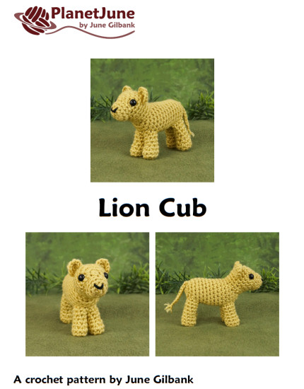 (image for) Lion Cub amigurumi crochet pattern - Click Image to Close