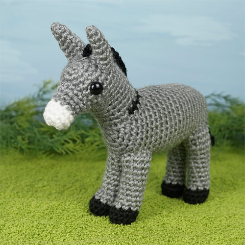 (image for) Donkey amigurumi crochet pattern - Click Image to Close