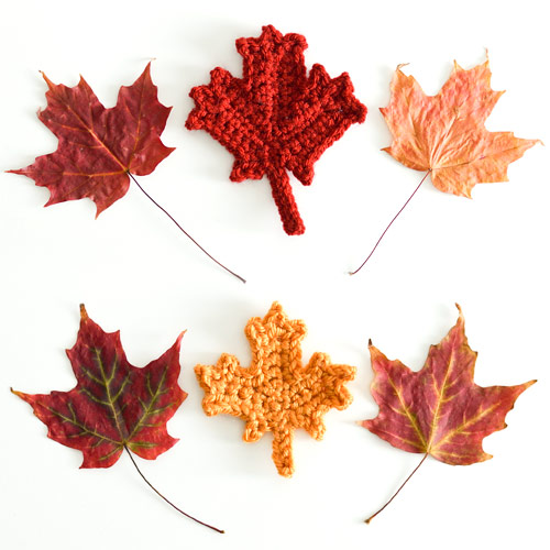 (image for) Maple Leaf Collection & Canadian Flag: THREE crochet patterns - Click Image to Close