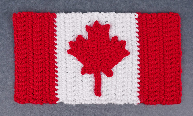 Maple Leaf Collection & Canadian Flag: THREE crochet patterns - Click Image to Close