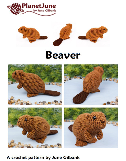 (image for) Beaver amigurumi crochet pattern - Click Image to Close
