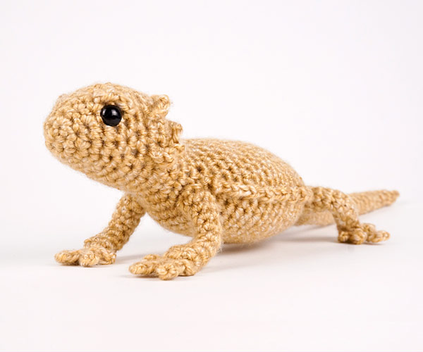 Bearded Dragon (lizard) amigurumi crochet pattern - Click Image to Close