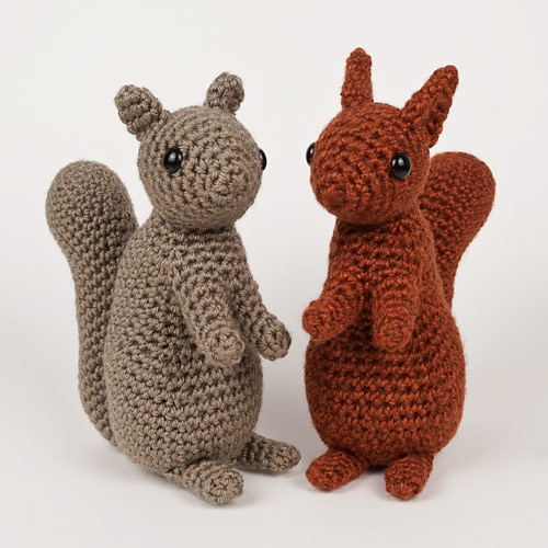 Squirrel amigurumi crochet pattern - Click Image to Close