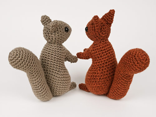 Squirrel amigurumi crochet pattern - Click Image to Close