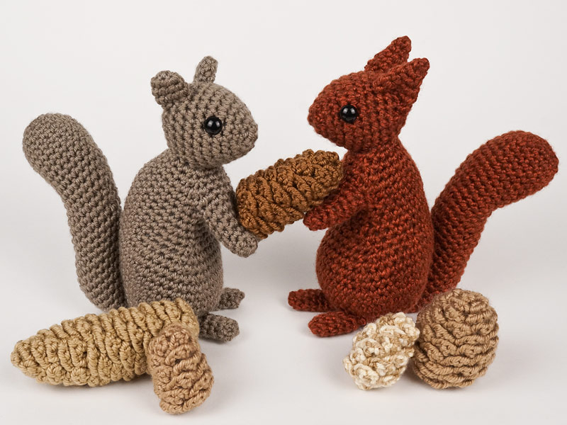 Squirrel amigurumi crochet pattern - Click Image to Close