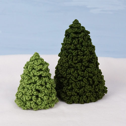 (image for) Christmas Trees Set 2 crochet pattern - Click Image to Close