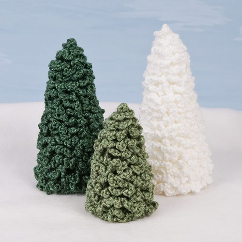 (image for) Christmas Trees Set 2 crochet pattern - Click Image to Close