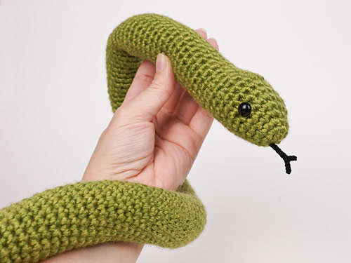 (image for) Snake Collection - FOUR amigurumi crochet patterns - Click Image to Close