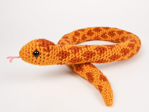 (image for) Snake Collection - FOUR amigurumi crochet patterns - Click Image to Close
